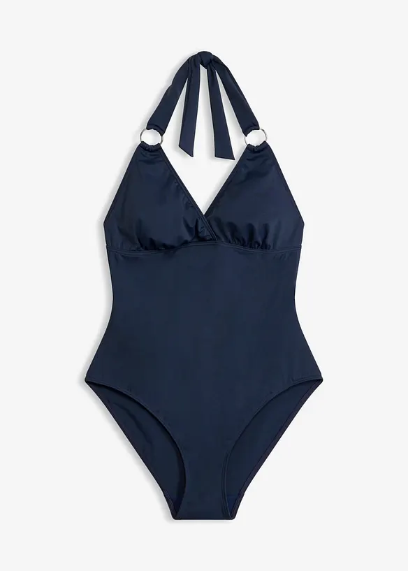 Baddr&auml;kt med halterneck och ringdetalj, bonprix