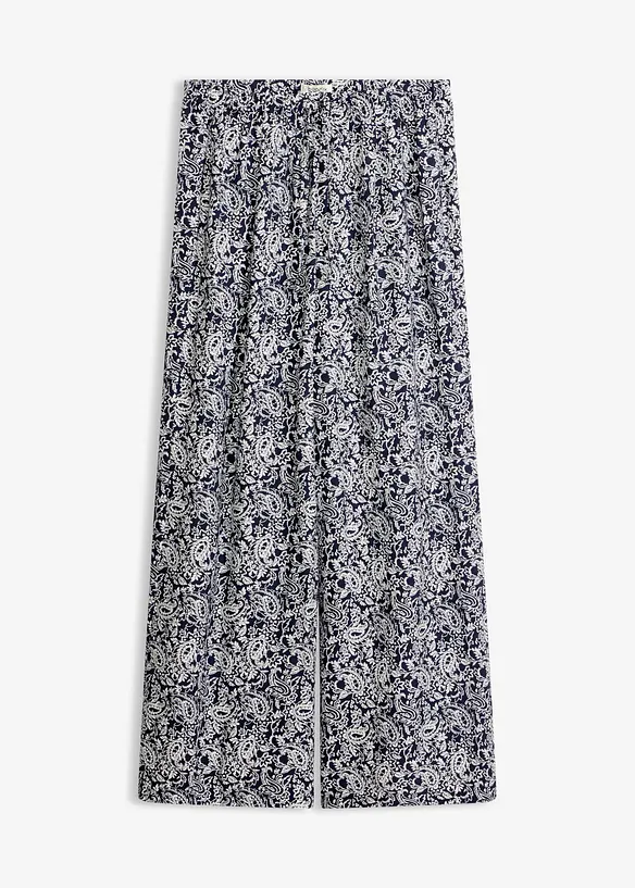 Vid dra p&aring;-byxa i viskosmix, bonprix