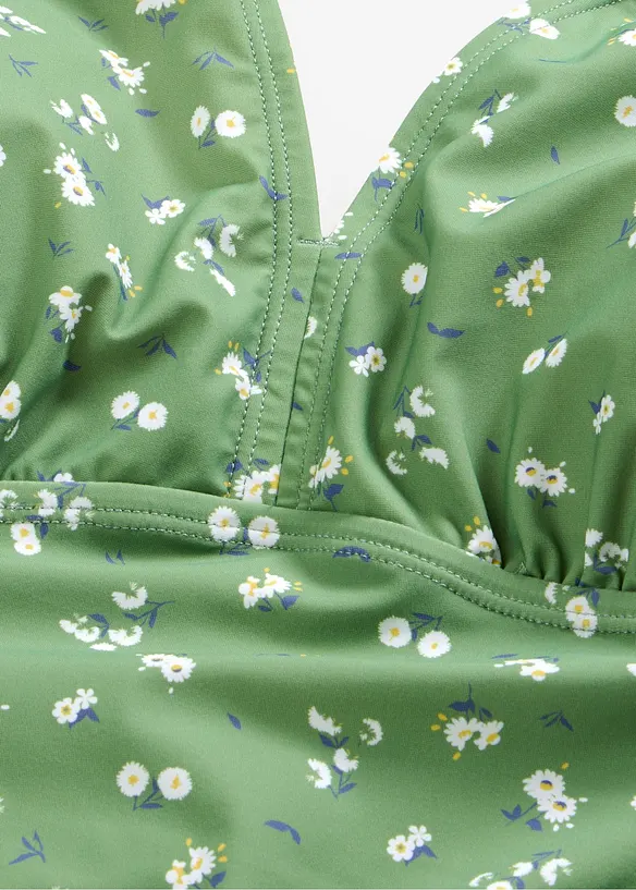 Baddr&auml;kt med l&auml;tt formande effekt och breda axelband, bonprix