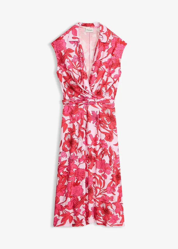 Jerseykl&auml;nning i mjuk viskosmix, bonprix