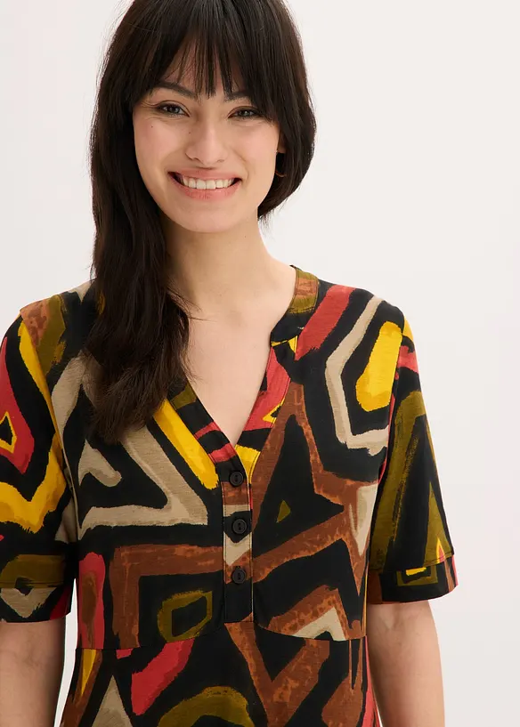 Maxikl&auml;nning i mjuk viskosmix, bonprix