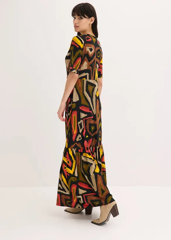 Maxikl&auml;nning i mjuk viskosmix, bonprix