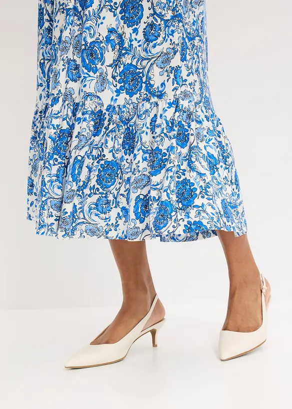 Jerseykl&auml;nning i mjuk viskosmix, bonprix