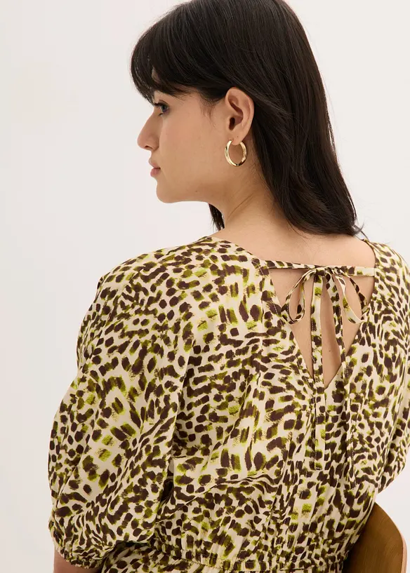 Midikl&auml;nning av viskos med mjukt fall, bonprix