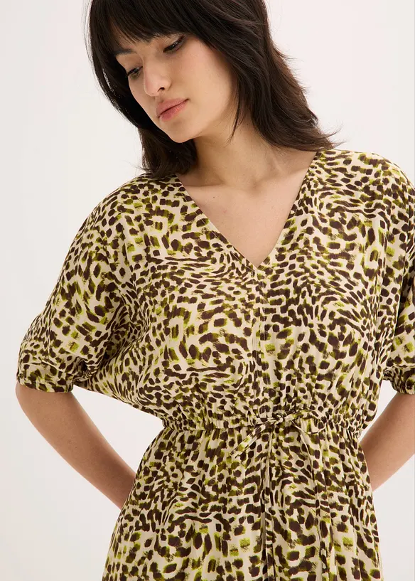 Midikl&auml;nning av viskos med mjukt fall, bonprix