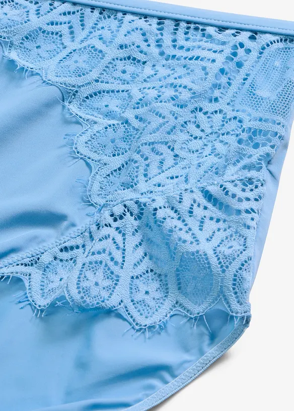 Trosa med h&ouml;g midja och orientalisk spets, bonprix