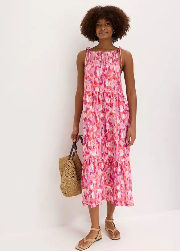 Kl&auml;nning med axelband, bonprix