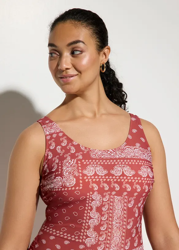 Baddr&auml;kt med knytband och l&auml;tt formande effekt, bonprix