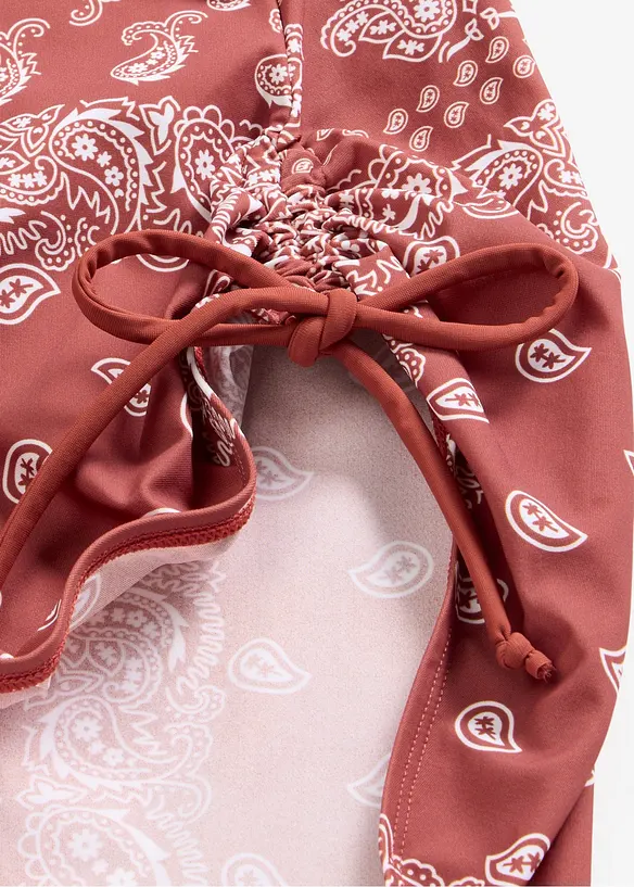 Baddr&auml;kt med knytband och l&auml;tt formande effekt, bonprix