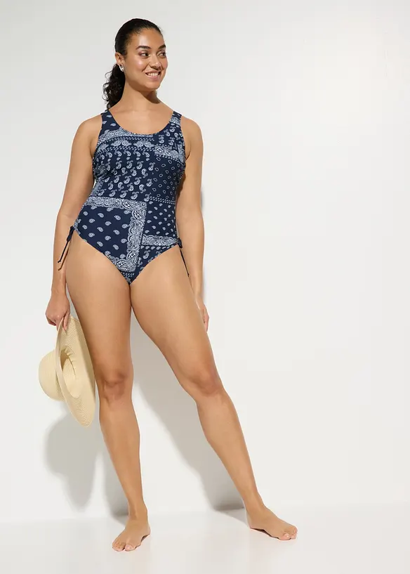 Baddr&auml;kt med rynk i sidan och l&auml;tt formande effekt, bonprix