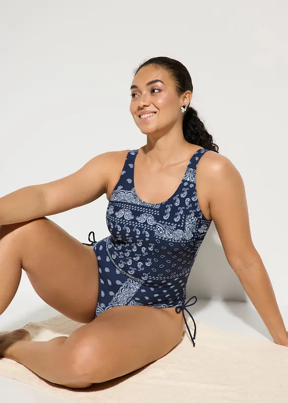 Baddr&auml;kt med rynk i sidan och l&auml;tt formande effekt, bonprix