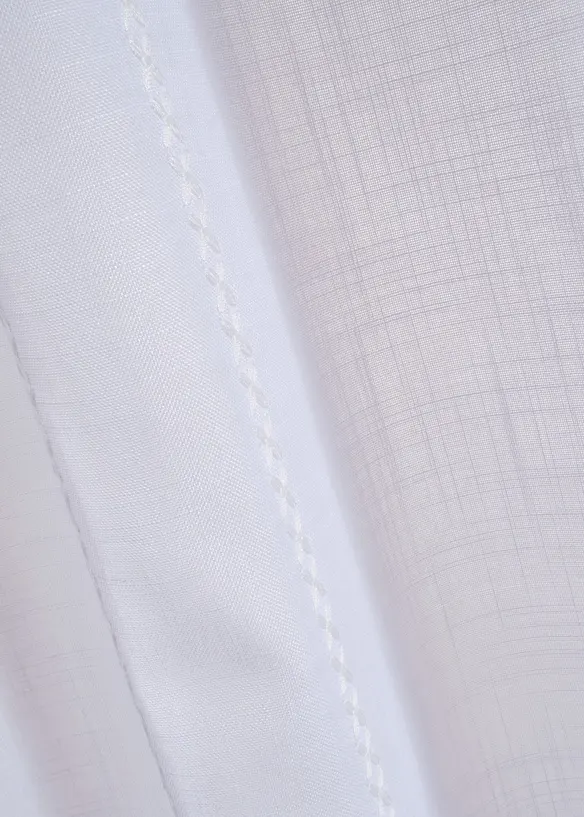 Gardin med broderade r&auml;nder (1-pack), bonprix