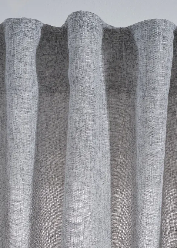 Gardin med linnelook (1-pack), bonprix