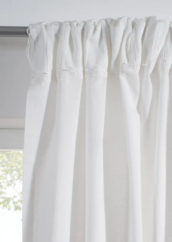 Gardinl&auml;ngd i ekologisk bomull (1-pack), bonprix