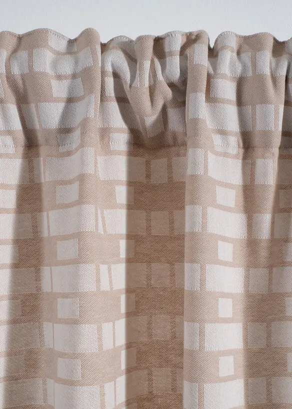 Jacquardgardin av ekologisk bomull (1-pack), bonprix