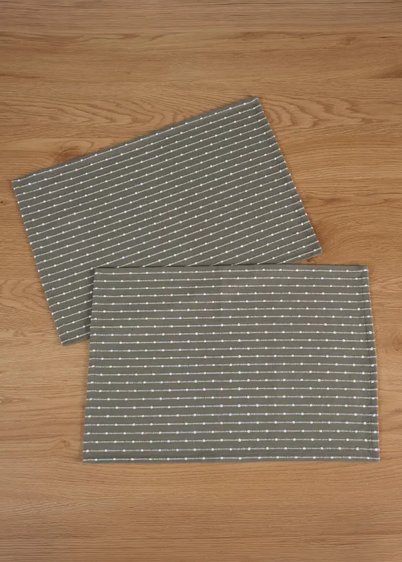 Bordstablett av ekologisk bomull (2-pack), bonprix