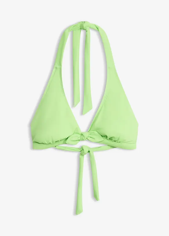 Bikini&ouml;verdel med halterneck, bonprix