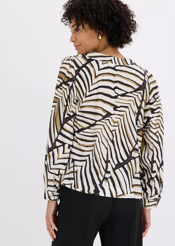 Tunika med dekorativa s&ouml;mmar, bonprix