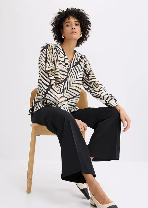 Tunika med dekorativa s&ouml;mmar, bonprix