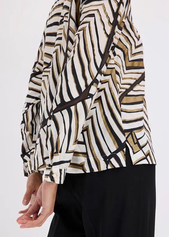 Tunika med dekorativa s&ouml;mmar, bonprix