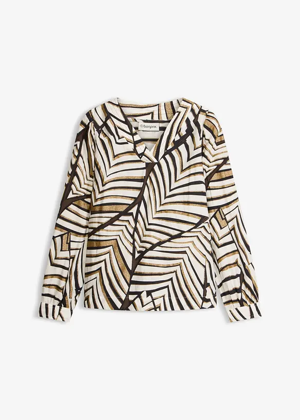 Tunika med dekorativa s&ouml;mmar, bonprix