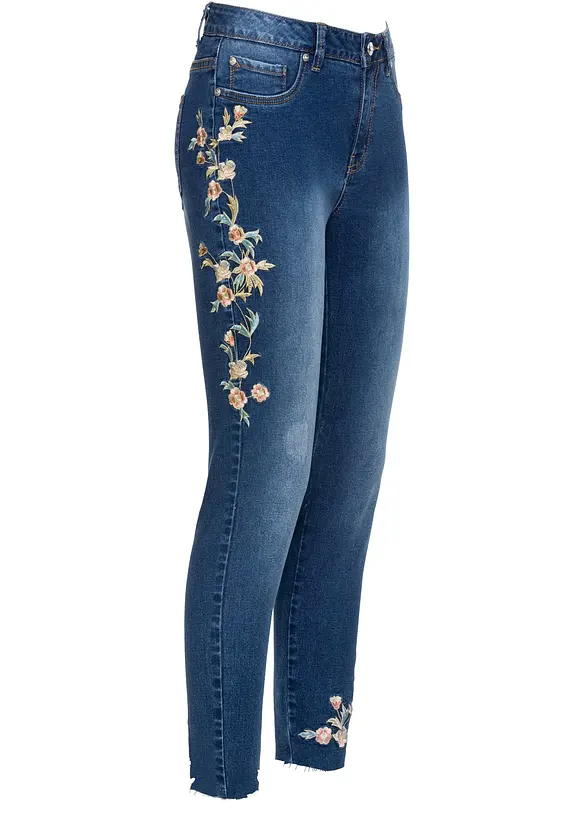 Skinny Jeans Mid Waist, cropped, bonprix