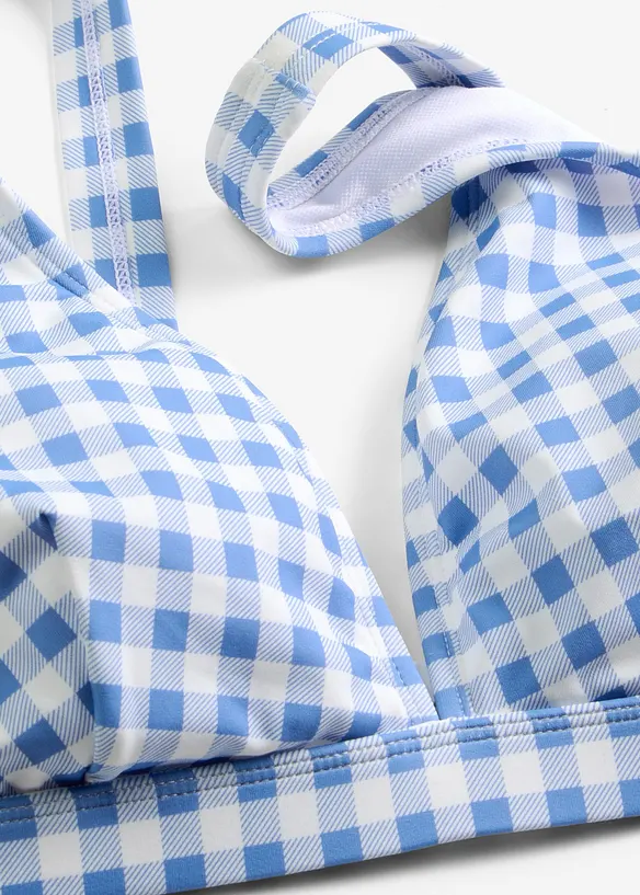Bikini&ouml;verdel med rutm&ouml;nster, bonprix