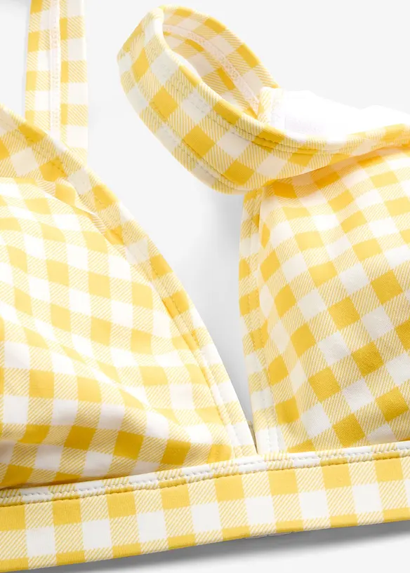Bikini&ouml;verdel med rutm&ouml;nster, bonprix
