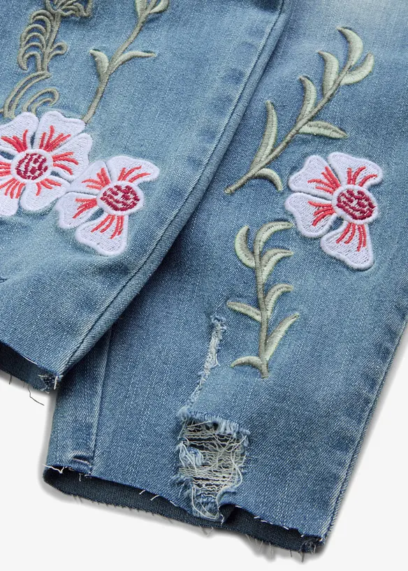 Skinny Jeans Low Waist, cropped, bonprix