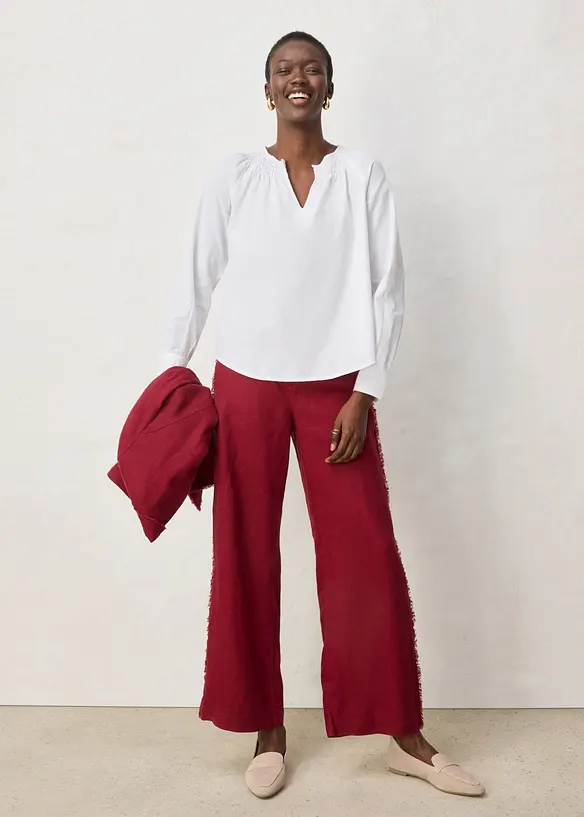 Tunika med sidenandel, bonprix