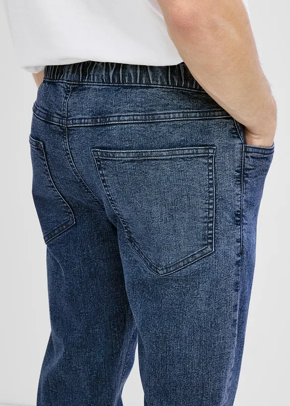 Tunna dra p&aring;-jeans, Relaxed Fit, Straight, bonprix