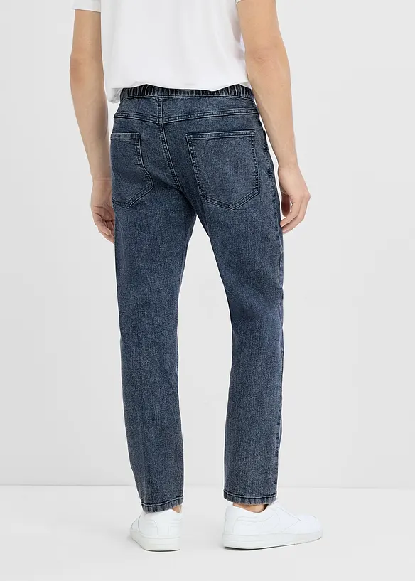 Tunna dra p&aring;-jeans, Relaxed Fit, Straight, bonprix