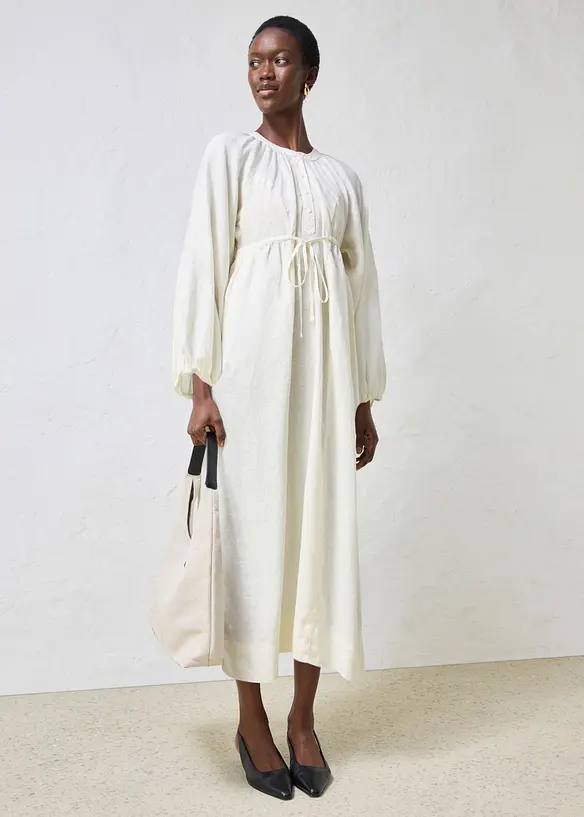 Kl&auml;nning av linne, bonprix