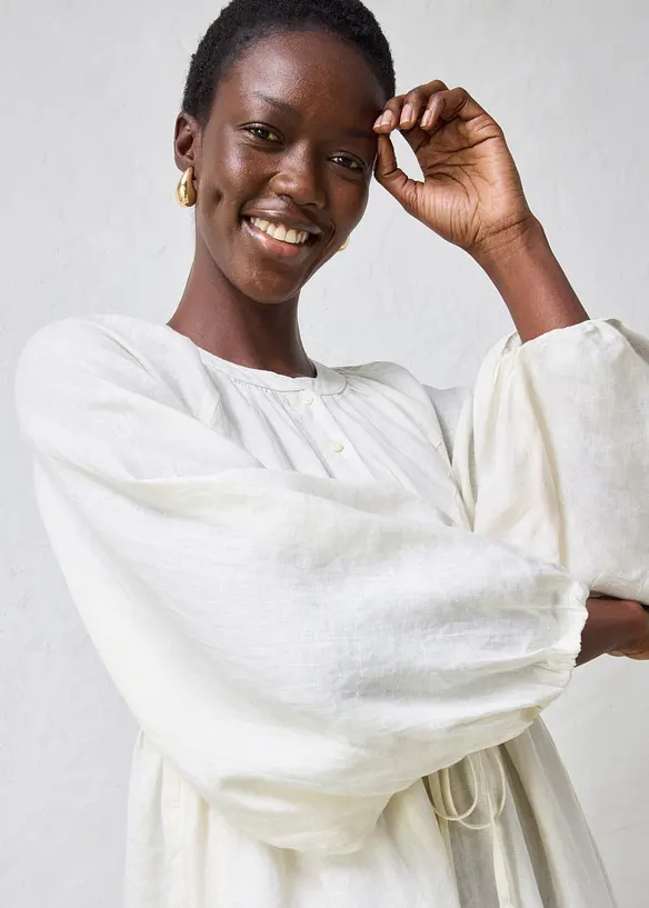 Kl&auml;nning av linne, bonprix