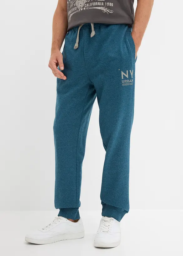 Joggingbyxa med kontrasterande detaljer, bonprix