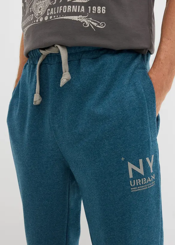 Joggingbyxa med kontrasterande detaljer, bonprix