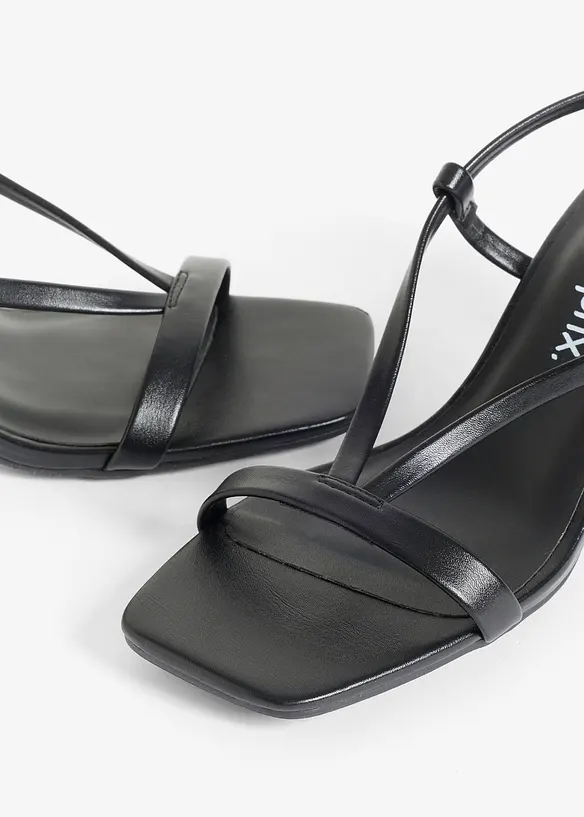 Sandalett med smal klack, bonprix