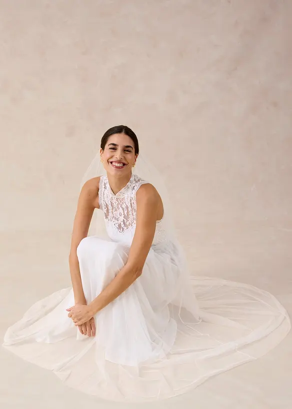 Brudkl&auml;nning av tyll och spets, bonprix