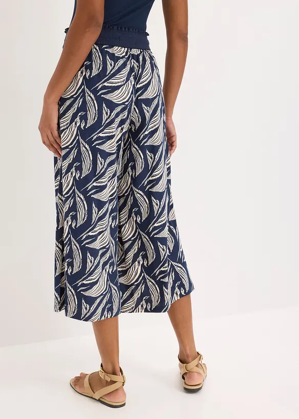 Vid jerseybyxa i bomull och viskos, bonprix