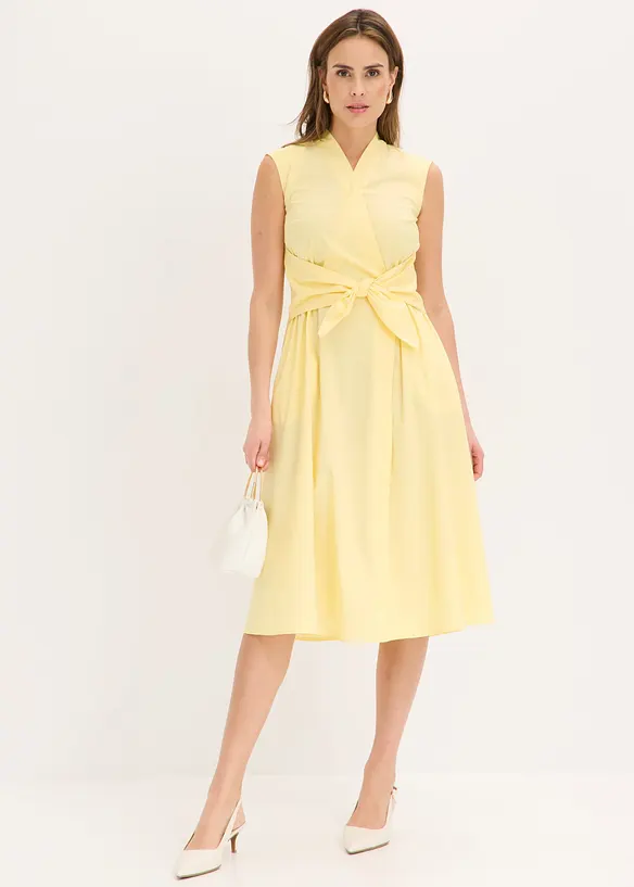 Kl&auml;nning med knytdetalj, bonprix