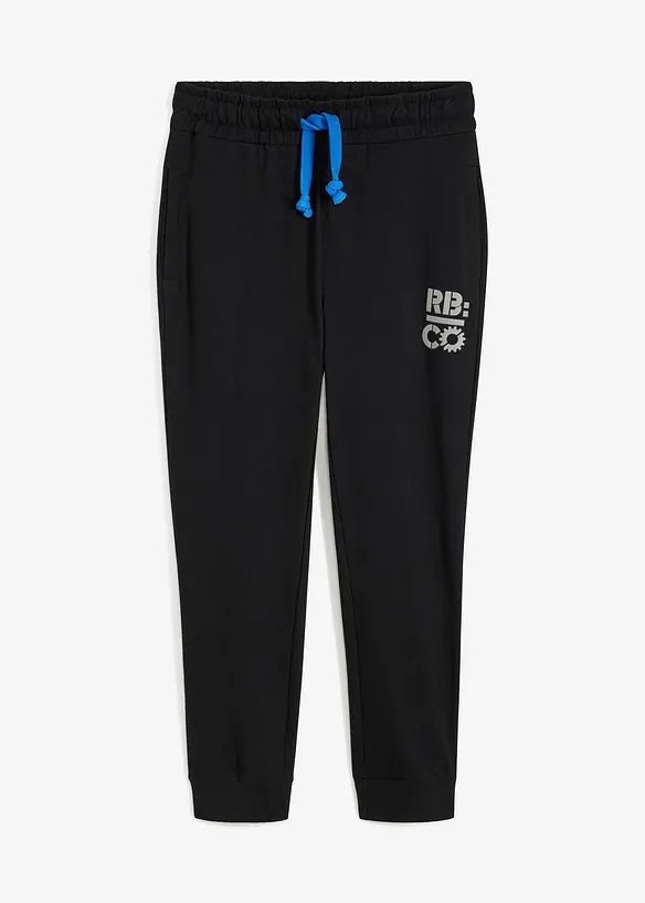 Joggingbyxa med kontrasterande detaljer, bonprix