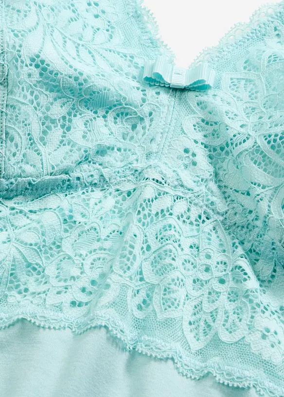 Neglig&eacute; i mjuk viskos, bonprix