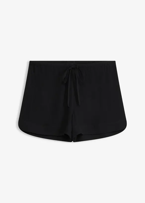 Strandshorts av krinklat material med struktur, bonprix