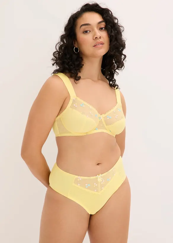 Maxitrosa med diskret broderi, bonprix