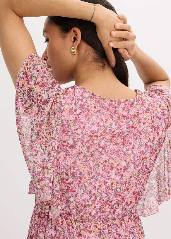 Midikl&auml;nning av mjuk mesh, bonprix