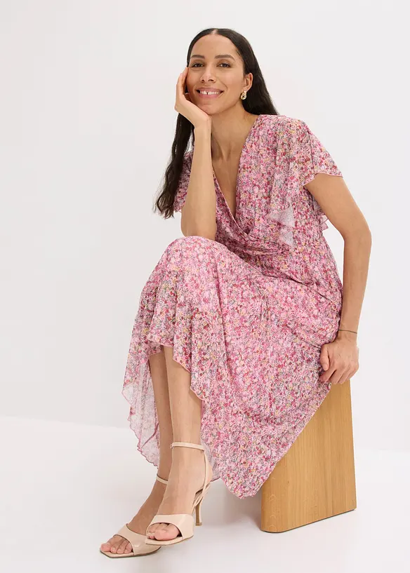 Midikl&auml;nning av mjuk mesh, bonprix