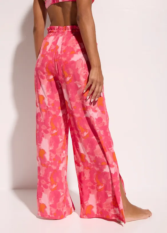 Strandbyxa i krinklat material med struktur, bonprix