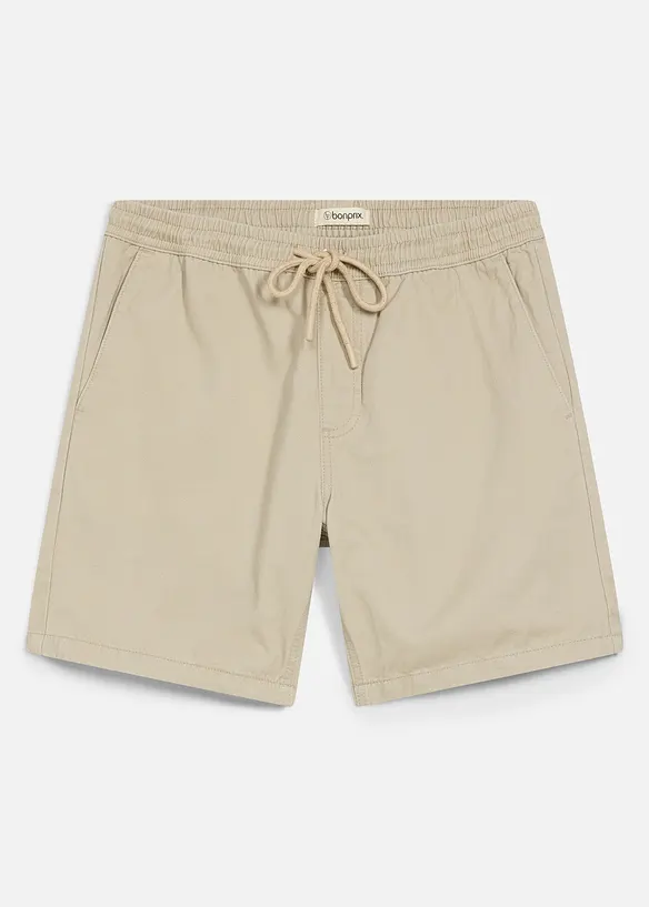 Shorts med res&aring;rmidja, avslappnad passform, bonprix