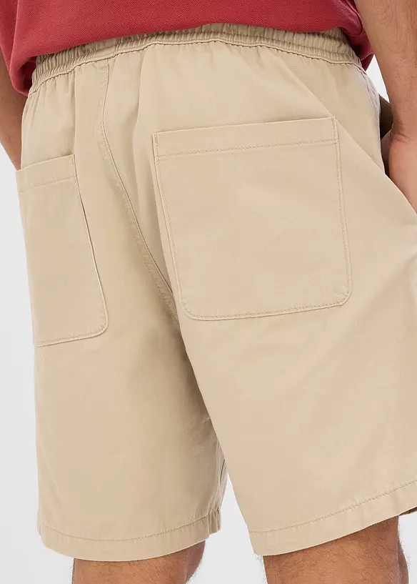 Shorts med res&aring;rmidja, avslappnad passform, bonprix