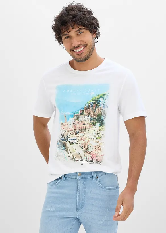 T-shirt i ekologisk bomull, bonprix